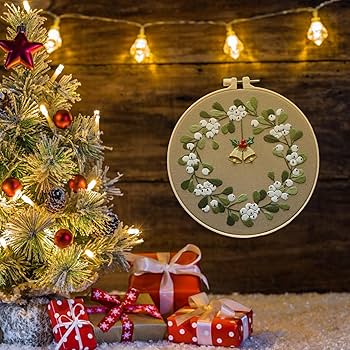 クリスマスツリー キット　クリスマス　飾り　レッド＆ゴールド ツリー キット 楽天市場】クロスステッチキット クリスマスツリー | 刺しゅう